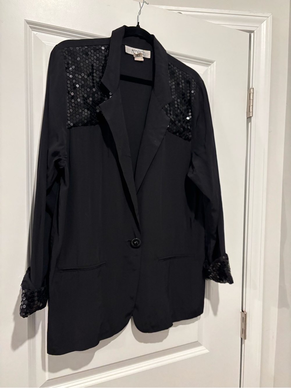 Vintage blazer with sequin details